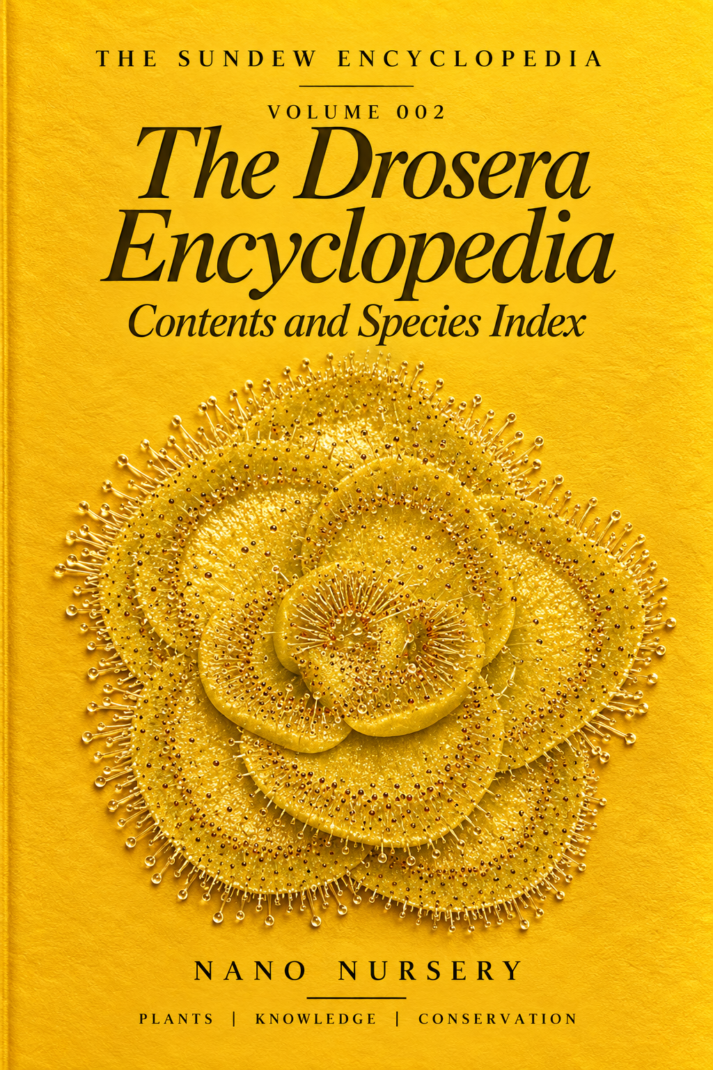 The Drosera Encyclopedia: Contents and Species Index