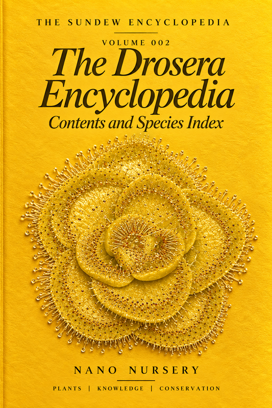 The Drosera Encyclopedia: Contents and Species Index
