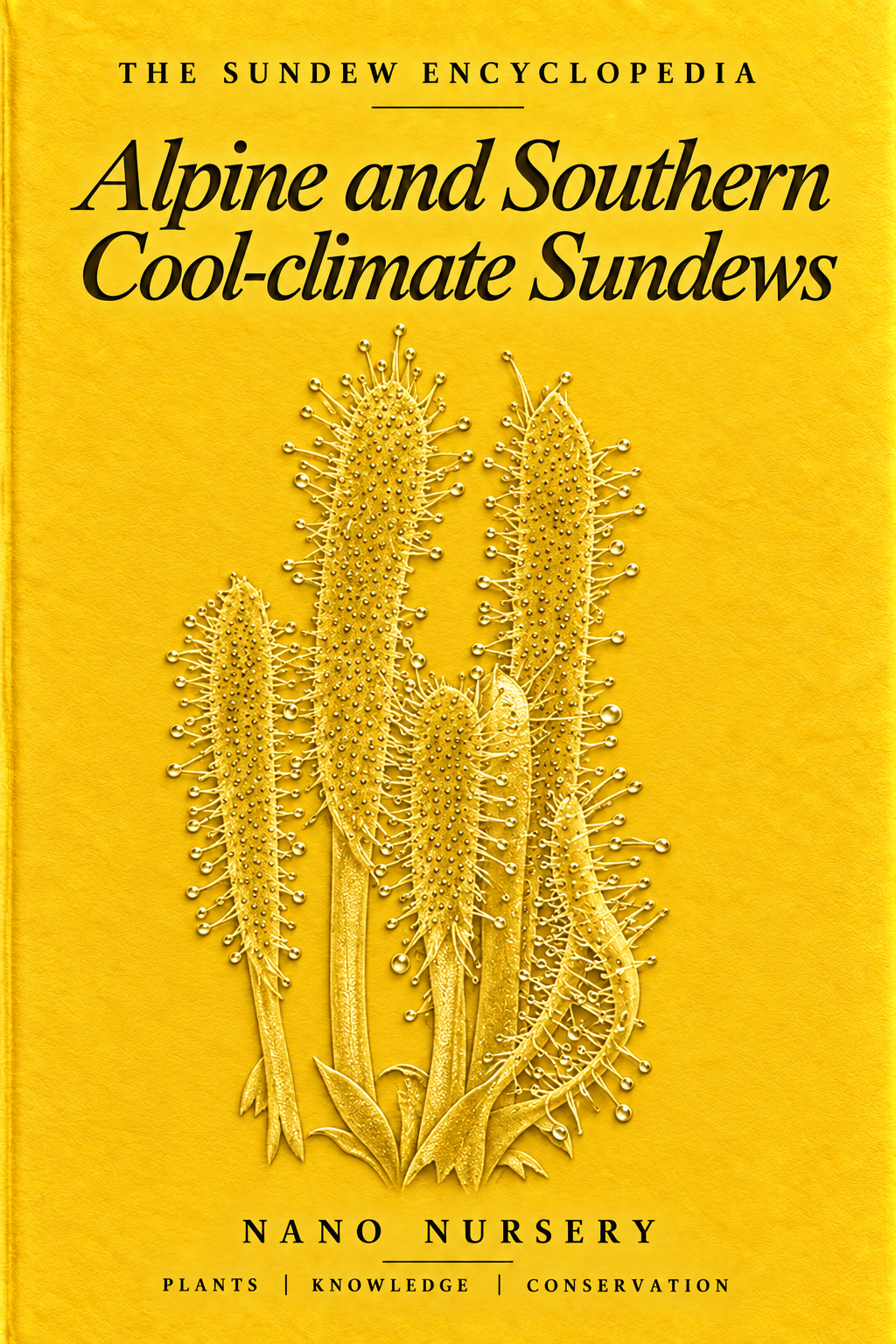 The Sundew Encyclopedia cover — Alpine and Southern Cool-climate Sundews