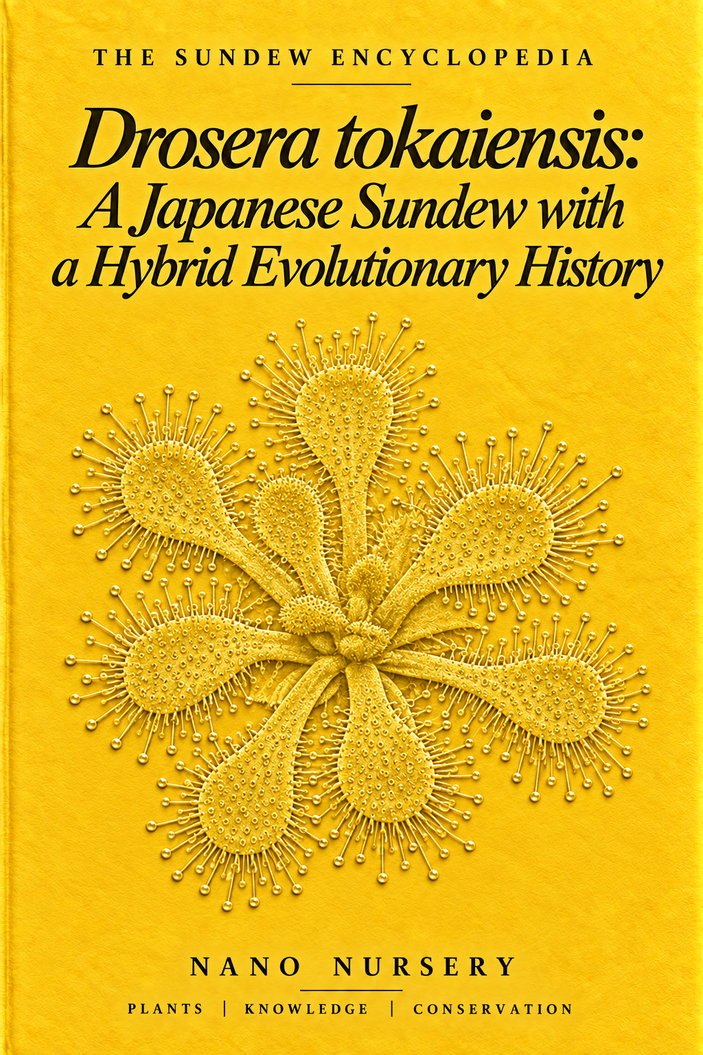 The Sundew Encyclopedia cover — Drosera tokaiensis: A Japanese Sundew with a Hybrid Evolutionary History