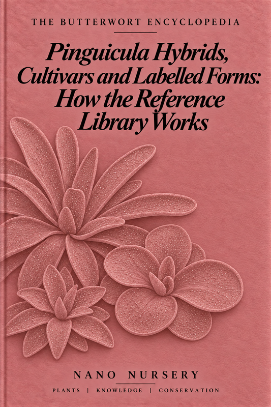 Pinguicula Hybrids, Cultivars and Labelled Forms: How the Reference Library Works