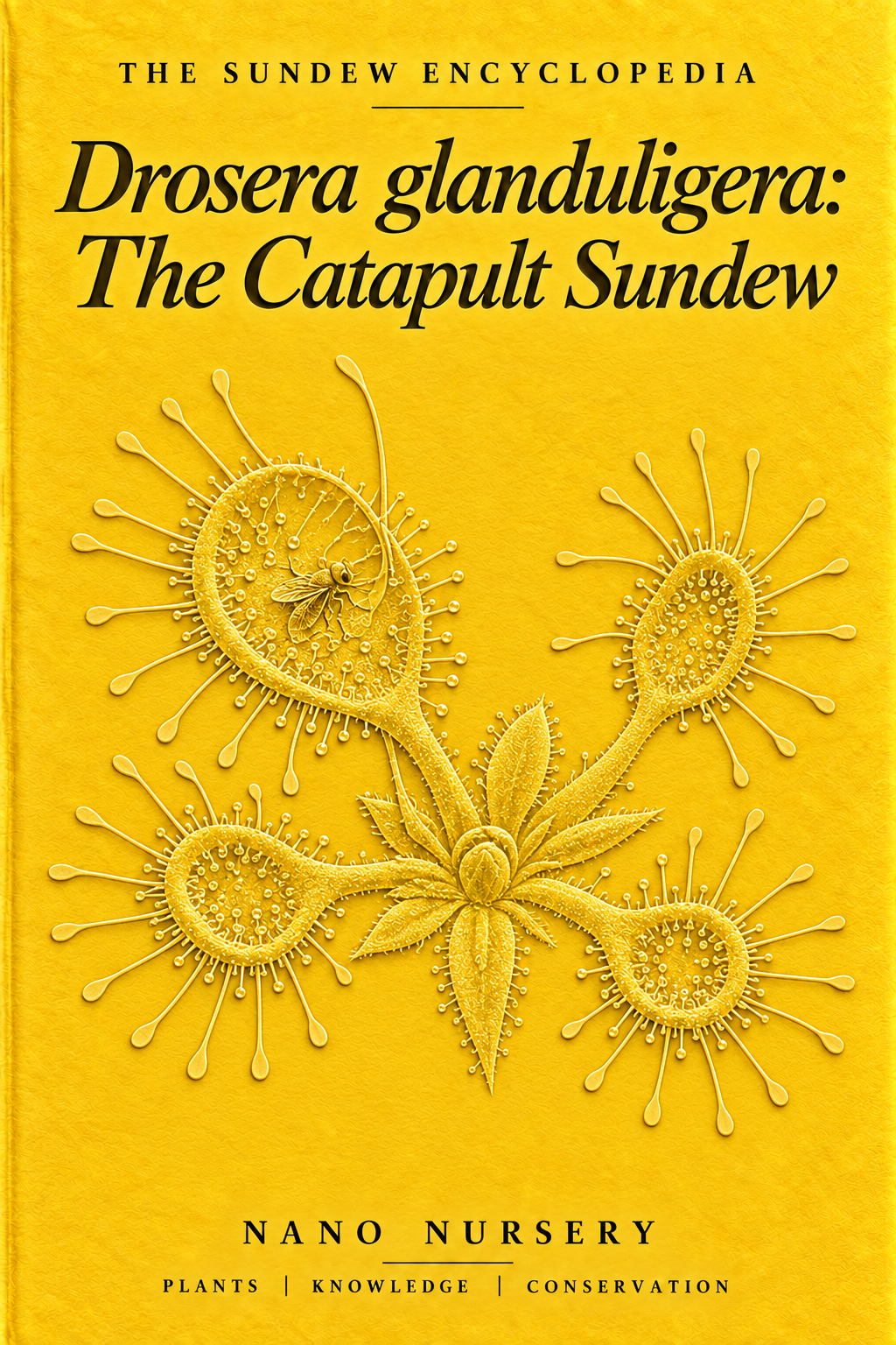 The Sundew Encyclopedia cover — Drosera glanduligera: The Catapult Sundew