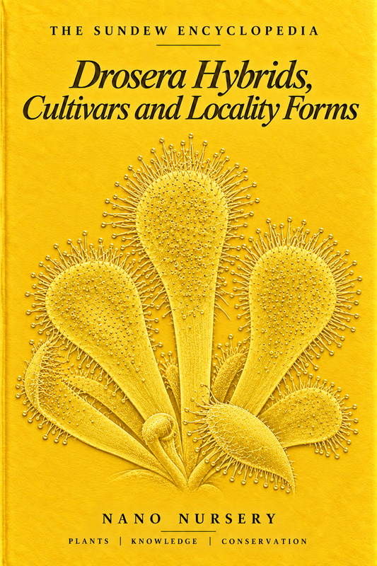 The Sundew Encyclopedia cover — Drosera Hybrids, Cultivars and Locality Forms
