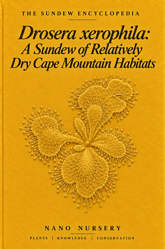 The Sundew Encyclopedia cover — Drosera xerophila: A Sundew of Relatively Dry Cape Mountain Habitats