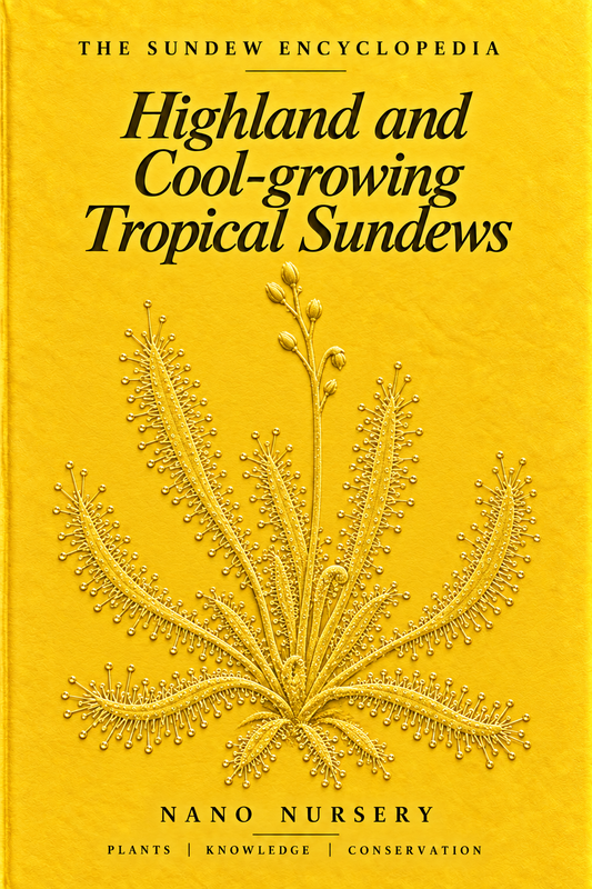 The Sundew Encyclopedia cover — Highland and Cool-growing Tropical Sundews