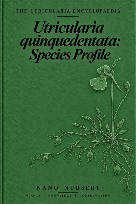 The Utricularia Reference Library: Species Index, Sections and Glossary