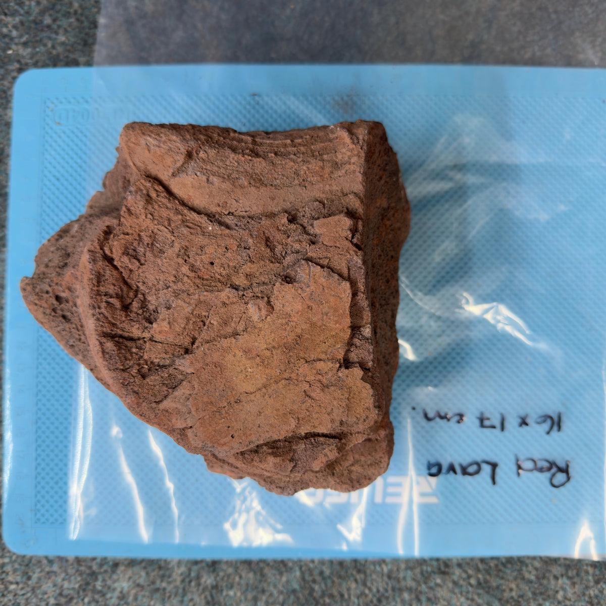 Lava Rock Red - A, actual photographed piece