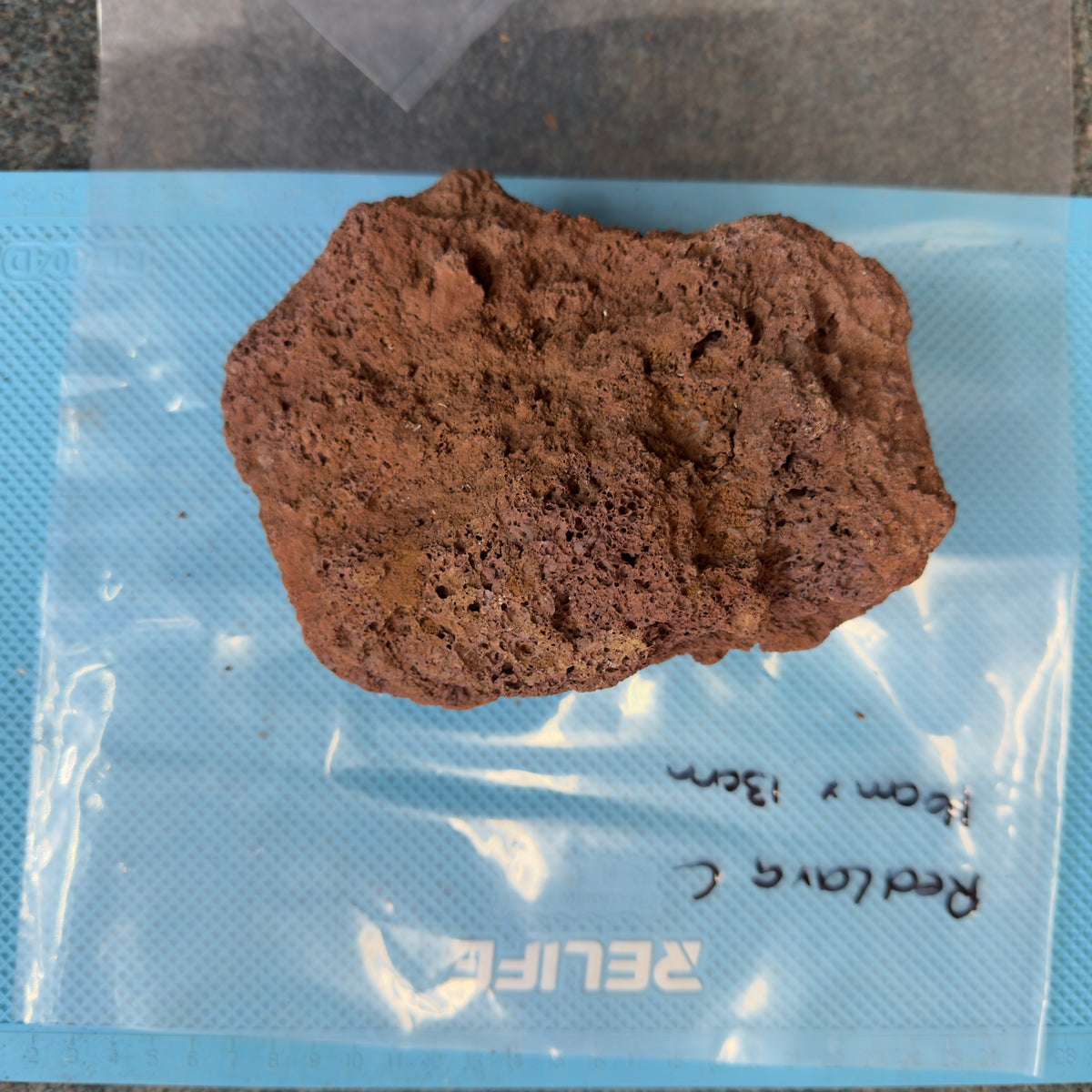 Lava Rock Red - C, actual photographed piece