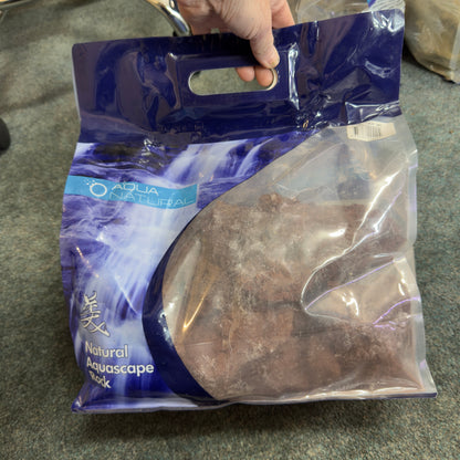 Aqua Natural red lava rock, 3 kg bag
