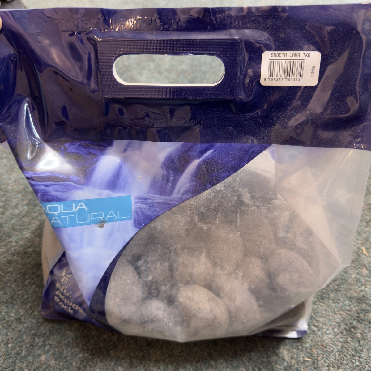 Aqua Natural Smooth Lava Stone, 7 kg bag